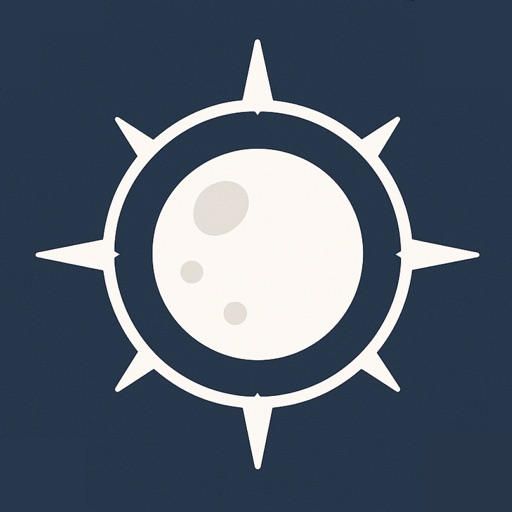 月の方角・位置がわかるアプリ: mooncompass