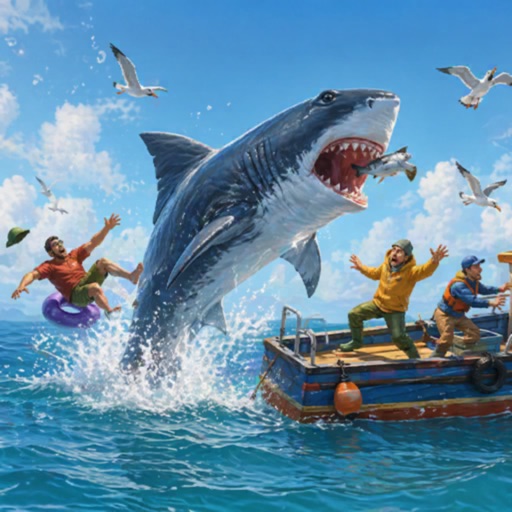 angry shark simulator games 3d