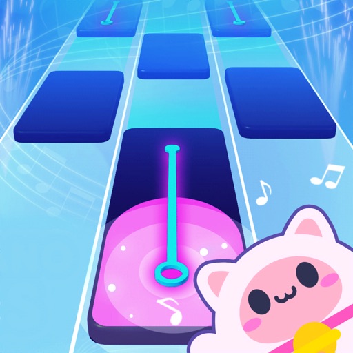 cat cute tiles: rhythm games