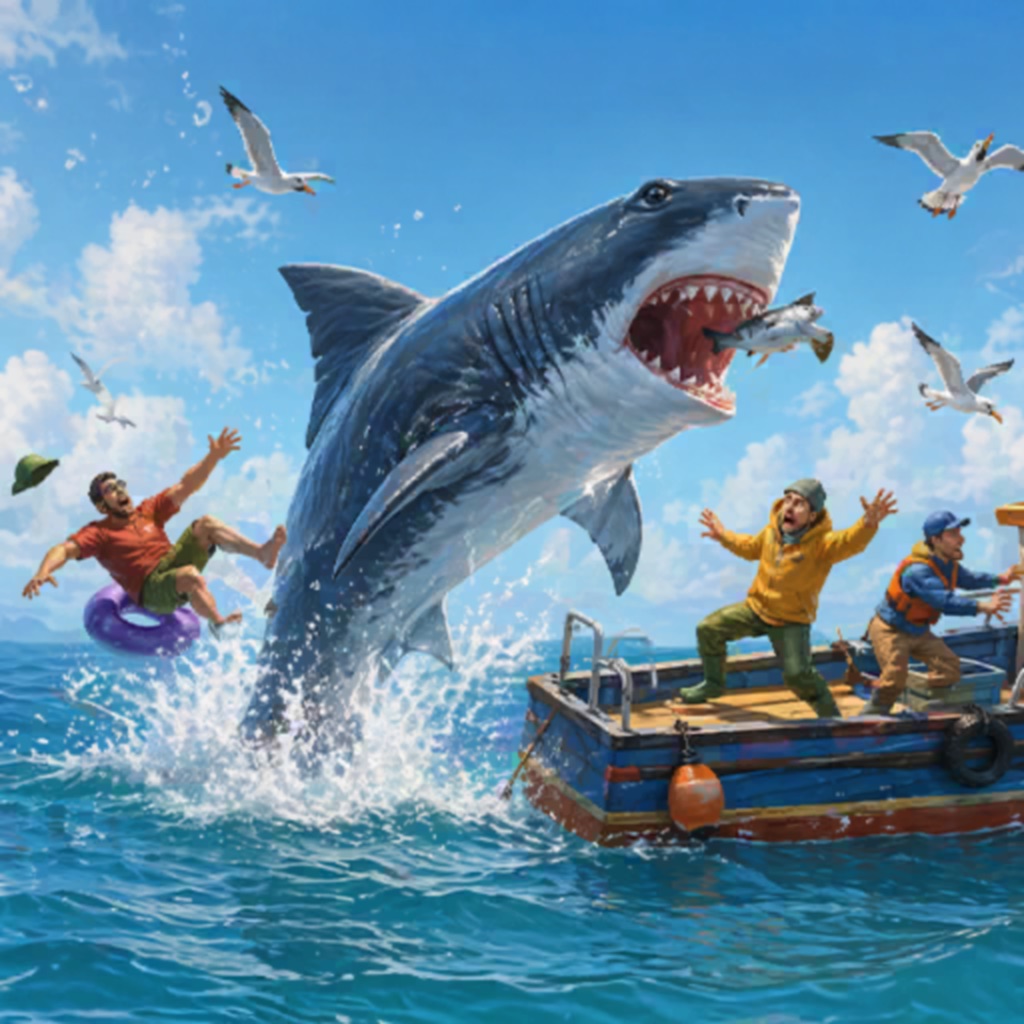 Angry Shark Simulator Games 3d