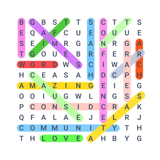 word search colorful