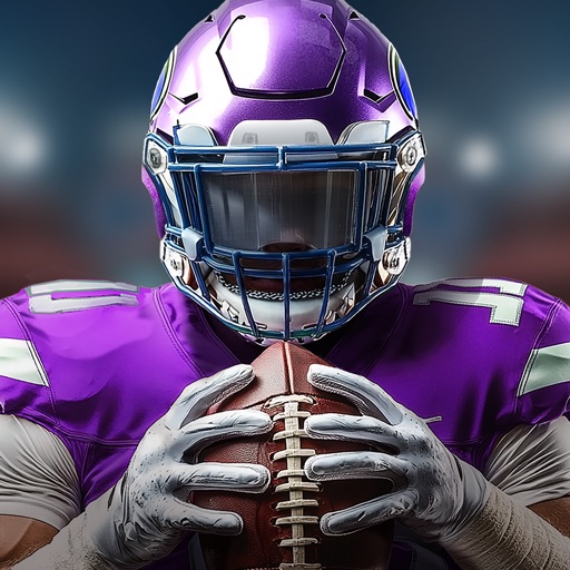 football battle - touchdown!